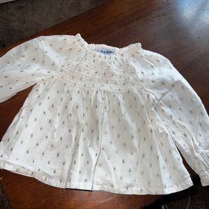 Toddler white blouse